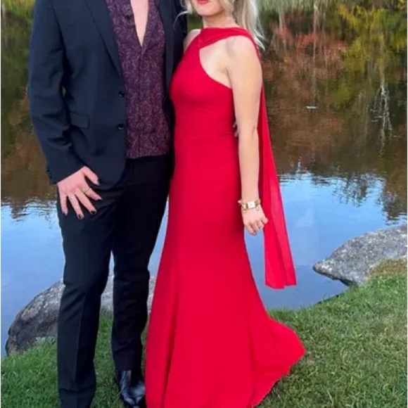 REFORMATION NWT Rosalynn Red Dress 4 - Picture 5 of 12